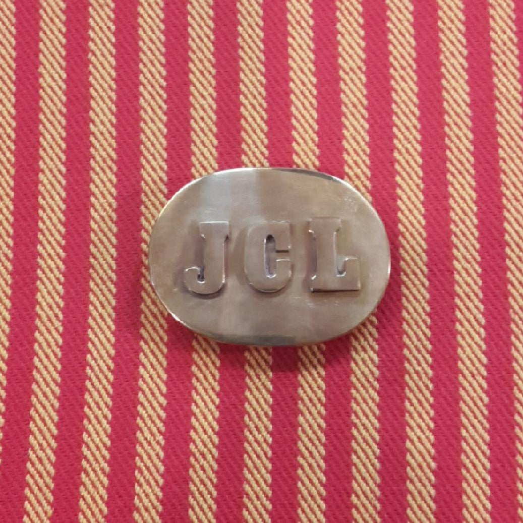 Hebilla Maciza de Bronce Personalizada