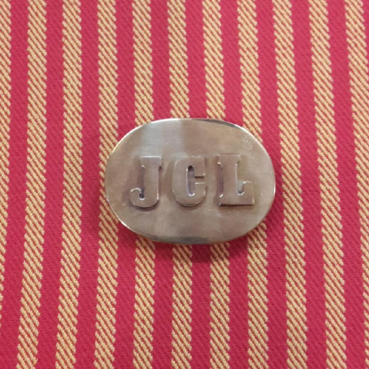 Hebilla Maciza de Bronce Personalizada