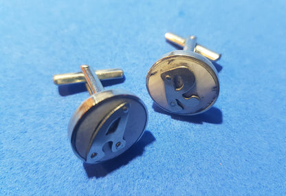 Gemelos de Asta de Toro con Iniciales