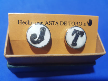 Gemelos de Asta de Toro con Iniciales